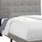 Homeroots 45.75 in. Solid WoodMDFFoam & Linen Full Size Bed 333284 - alternate 3